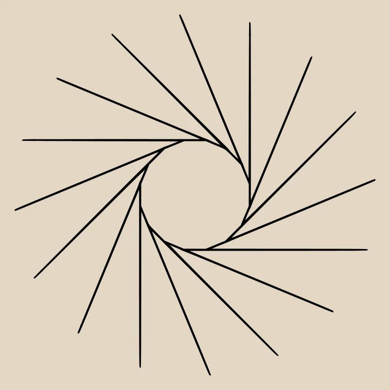 Cool shape, like a sun.
