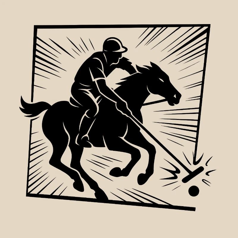 Einhorn-Jäger mit Schläger