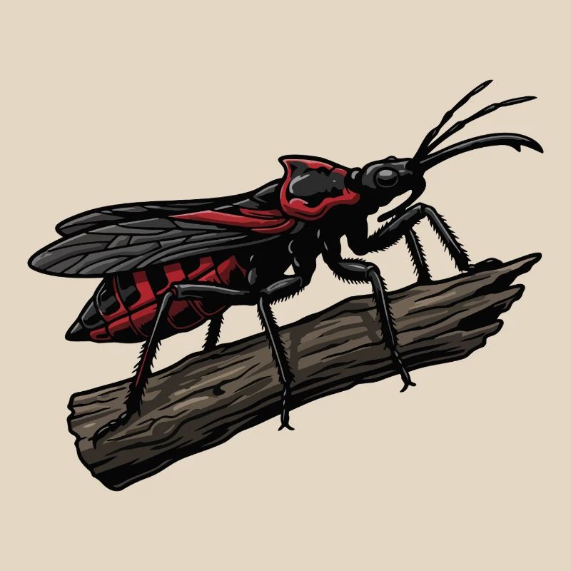 Bug Assassin, Bug Hunter, Red Strike Tattoo