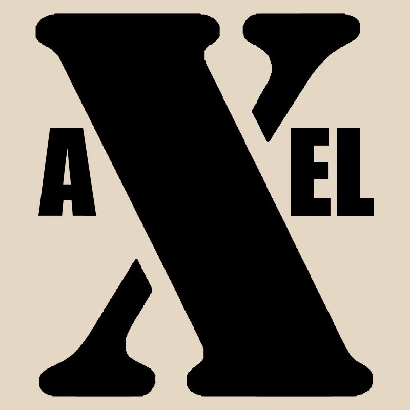 Axel – Conception du Prénom | Typographie minimale