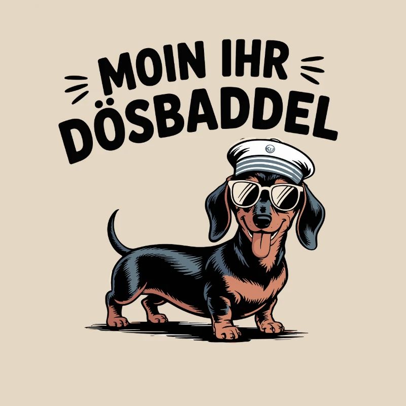  Moin Ihr Dösbaddel Dackel Seemann Spruch