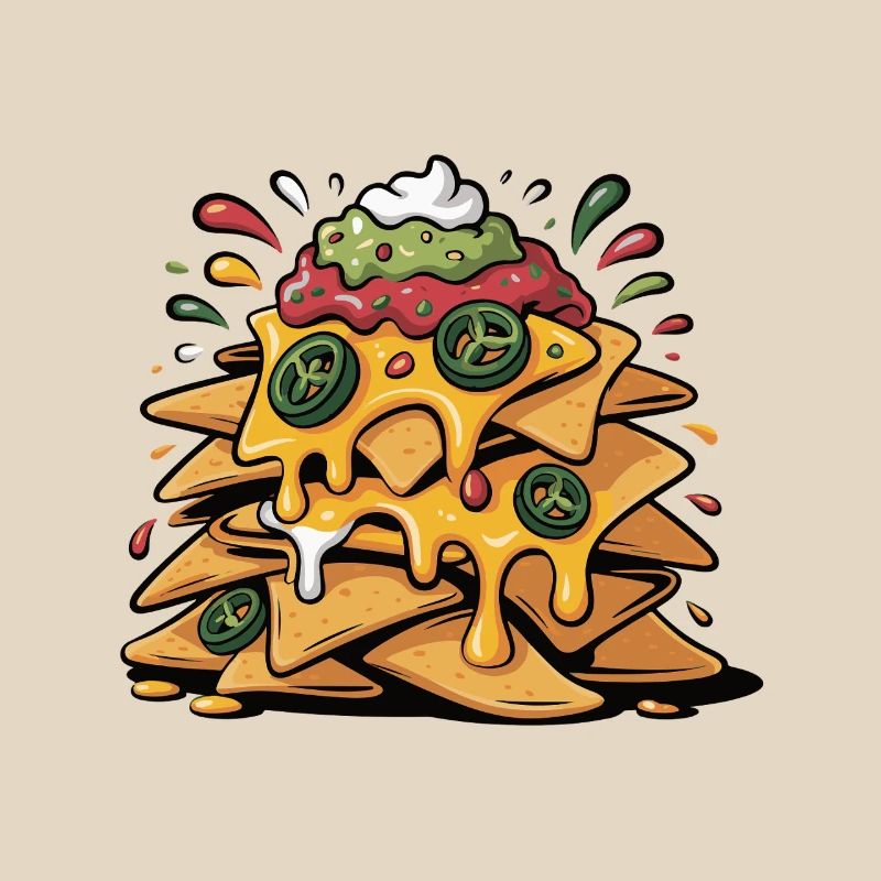 Cheese Nacho Tower Explosion