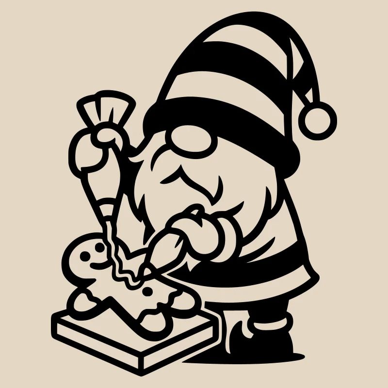 Gingerbread Baking Gnome