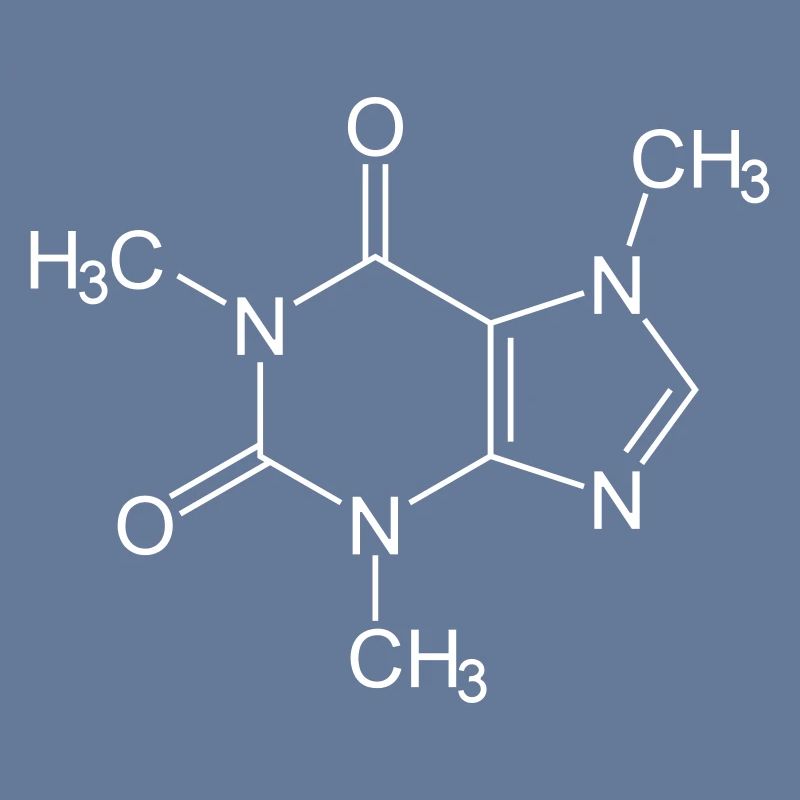 Caffeine Molecule (Coffee or Tea)