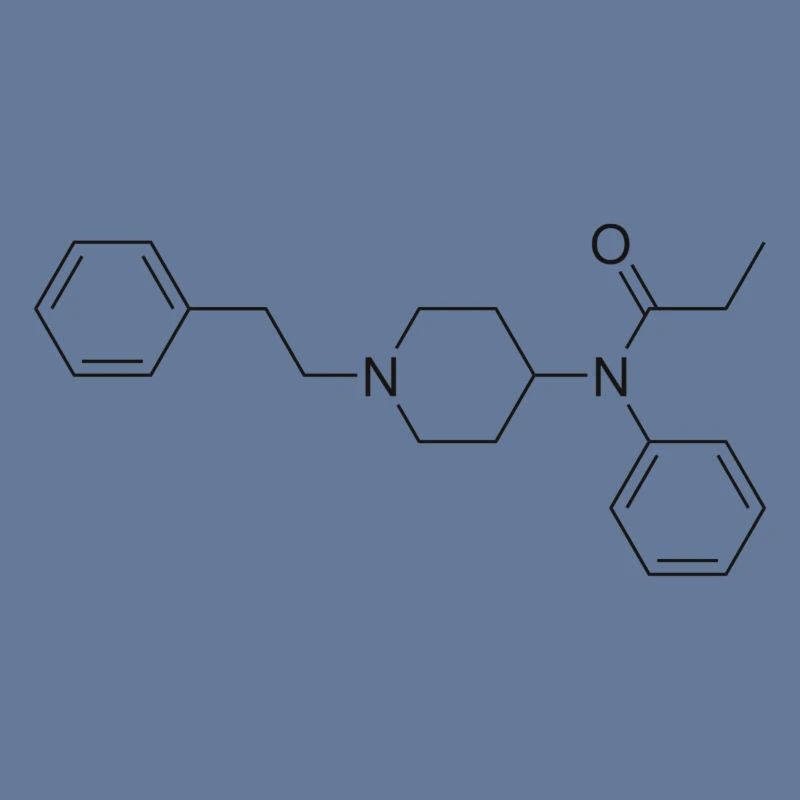Fentanyl structural formula