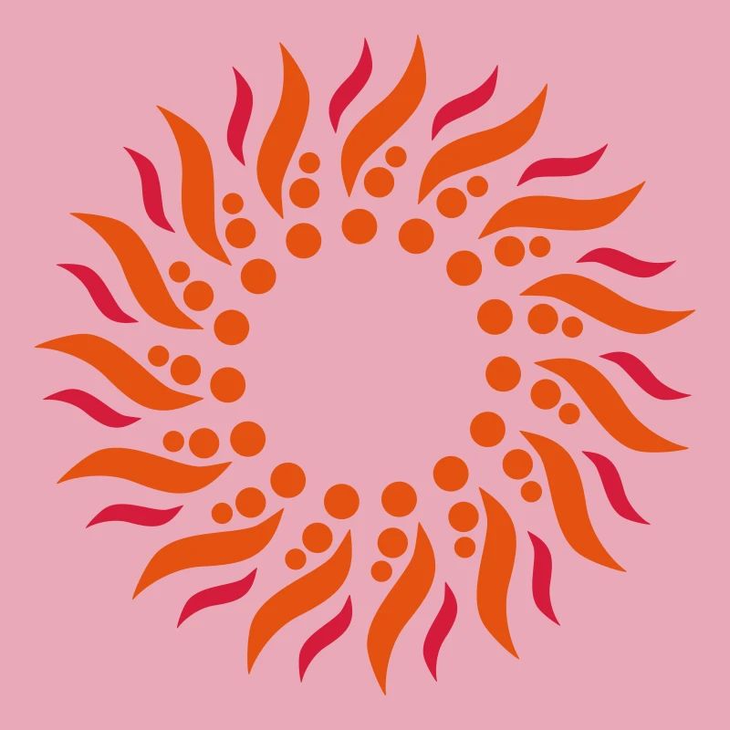 Psychedelic sun