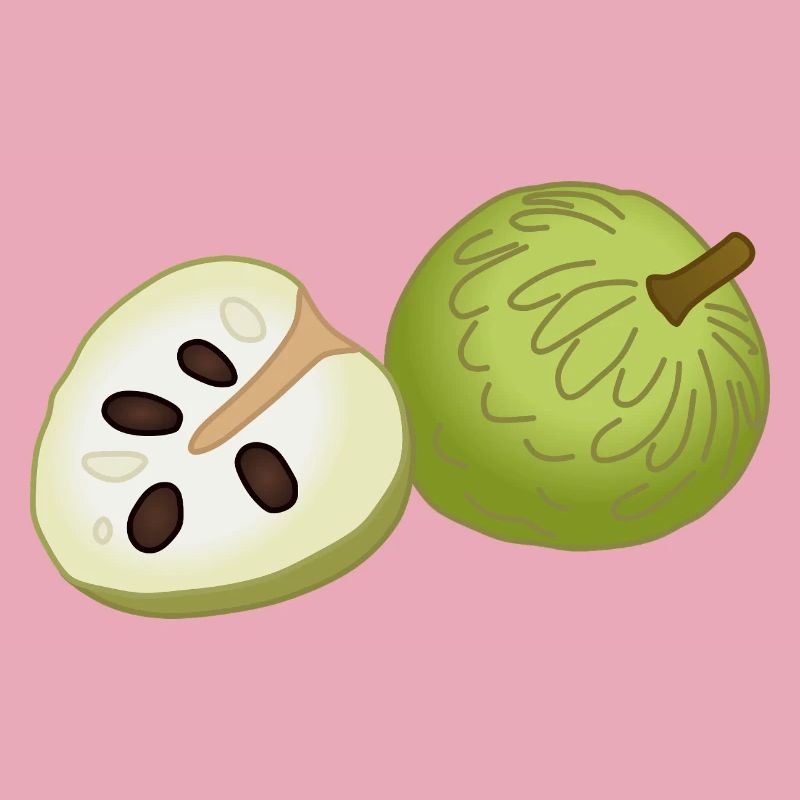 Puddingapfel-Scheibe Pop-Art