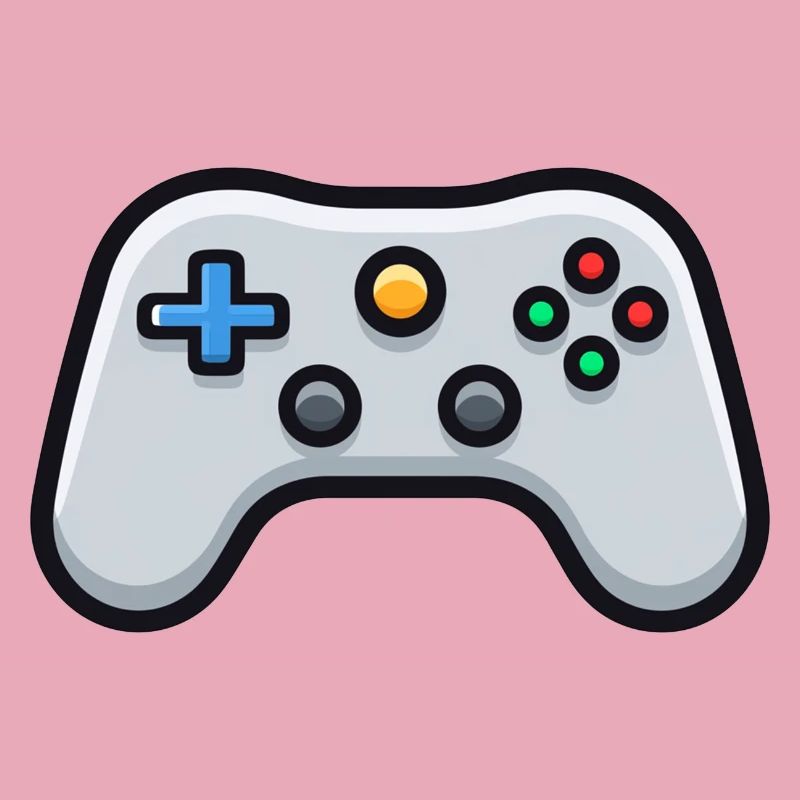 Gamepad-Logo, Controller, Retro-Konsole