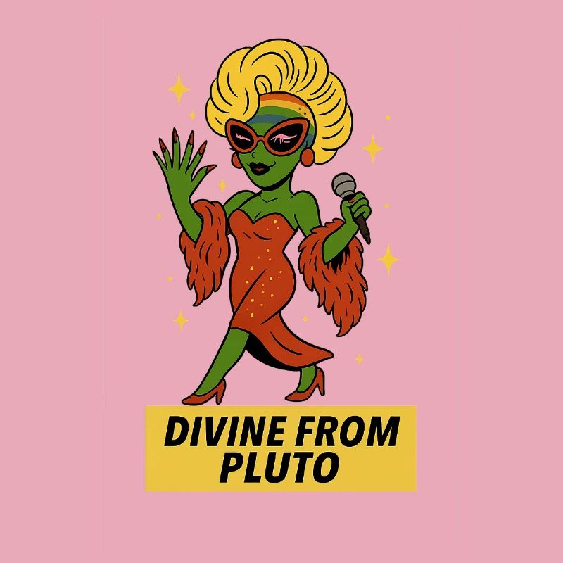 Alien Queen T-Shirt – Divine from Pluto 