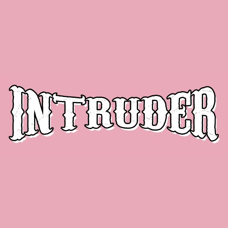 intruder hacker eindringling clan sticker computer