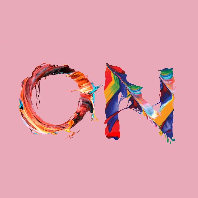 ON – Design de couleur abstrait avec une puissance de déclaration