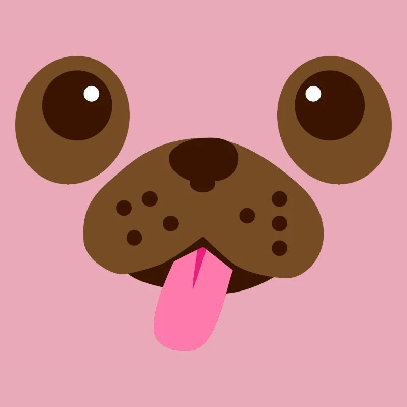 Mops-Gesicht