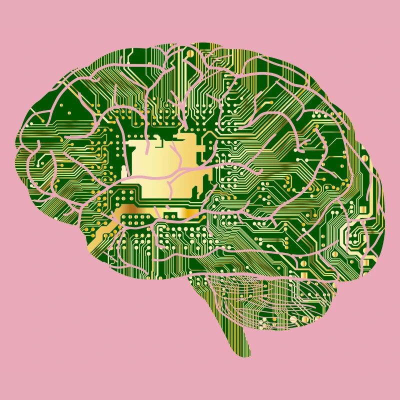 Brain Computer Chip Chip Computer