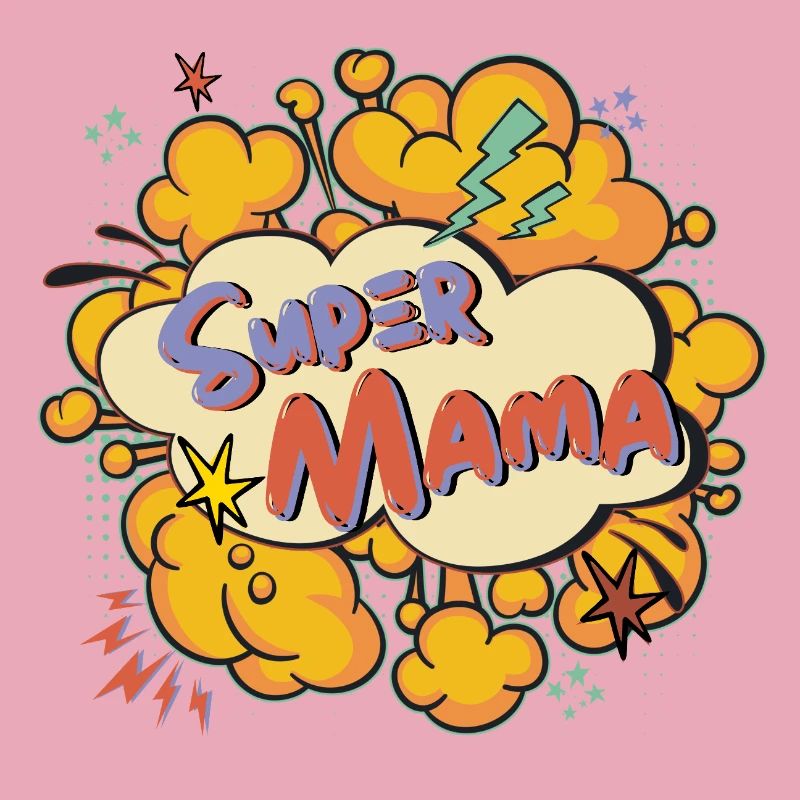 Super Mom Comic Explosion