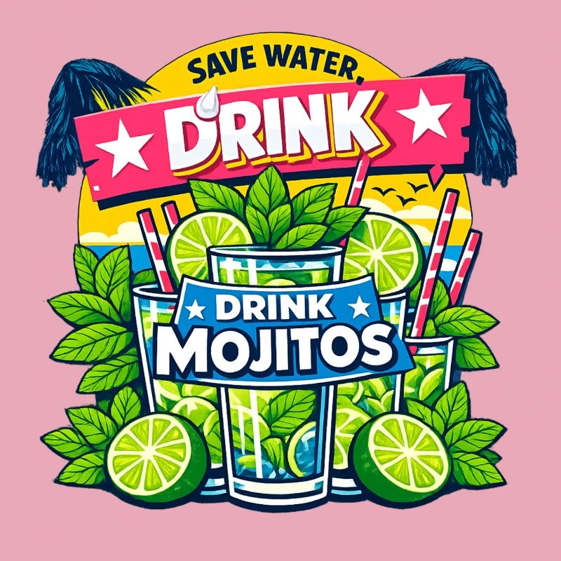 Spar das Wasser, trink Mojitos