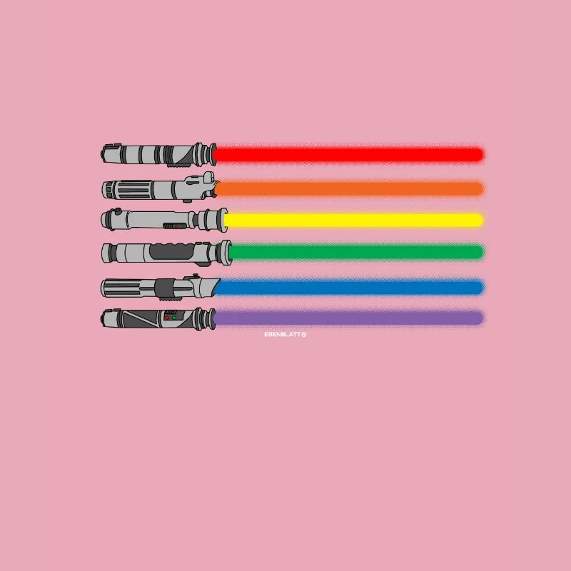 Cadeau de bannière LGBT PRIDE épée laser