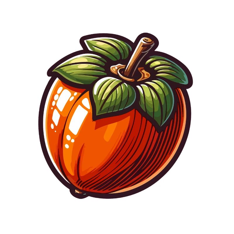 Stylized khaki with drawn leaves