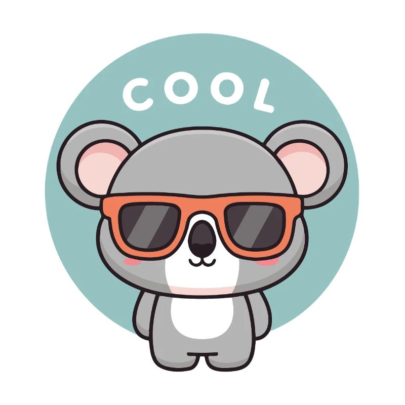 Koala Coole Bunte Gläser