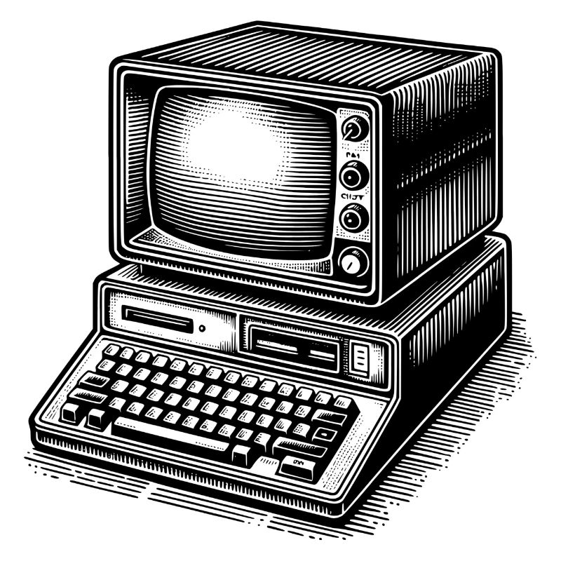 Klassischer Retro-PC