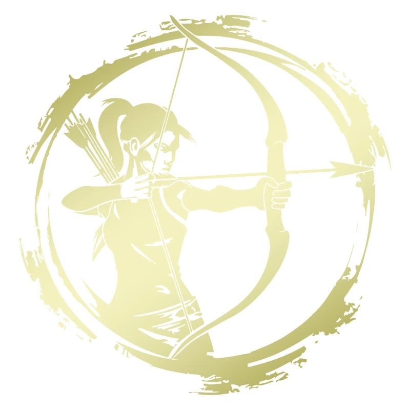 Bogenschießen Silhouette