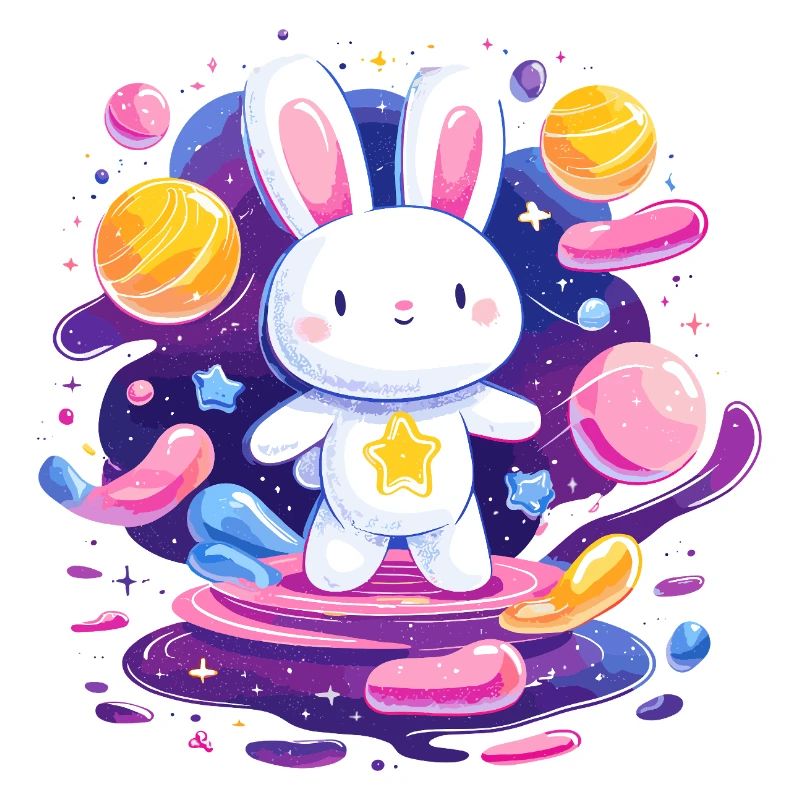 Cosmic Rabbit Star Flight