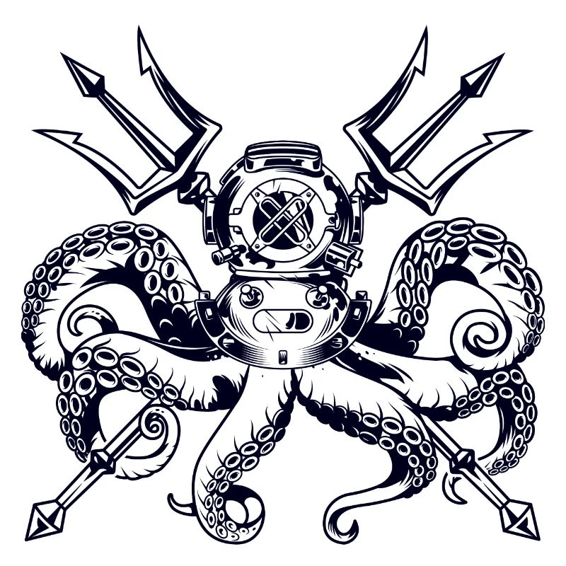 Pieuvre Scaphandre Trident