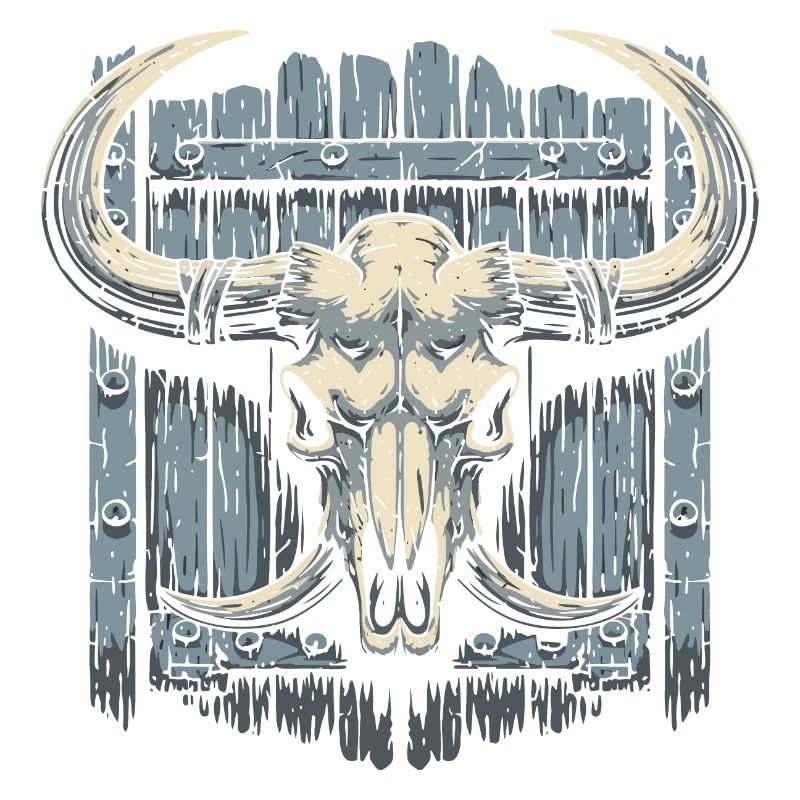 Crâne de bison