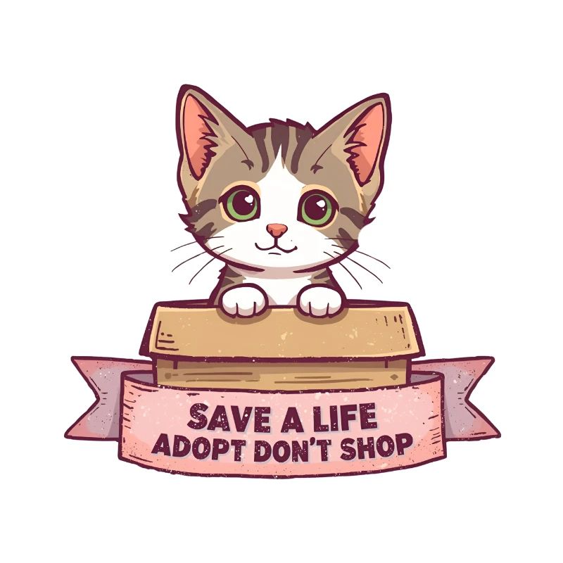 Chat mignon adopter le design Ne pas acheter