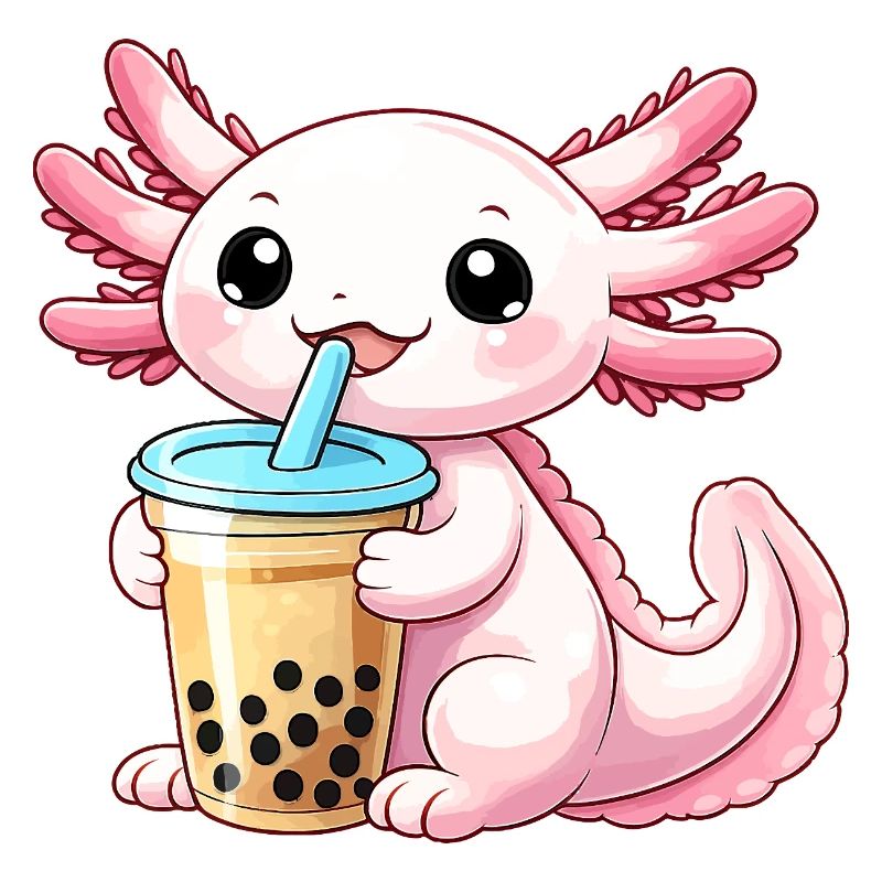 Bubble Tea Dragon Charm
