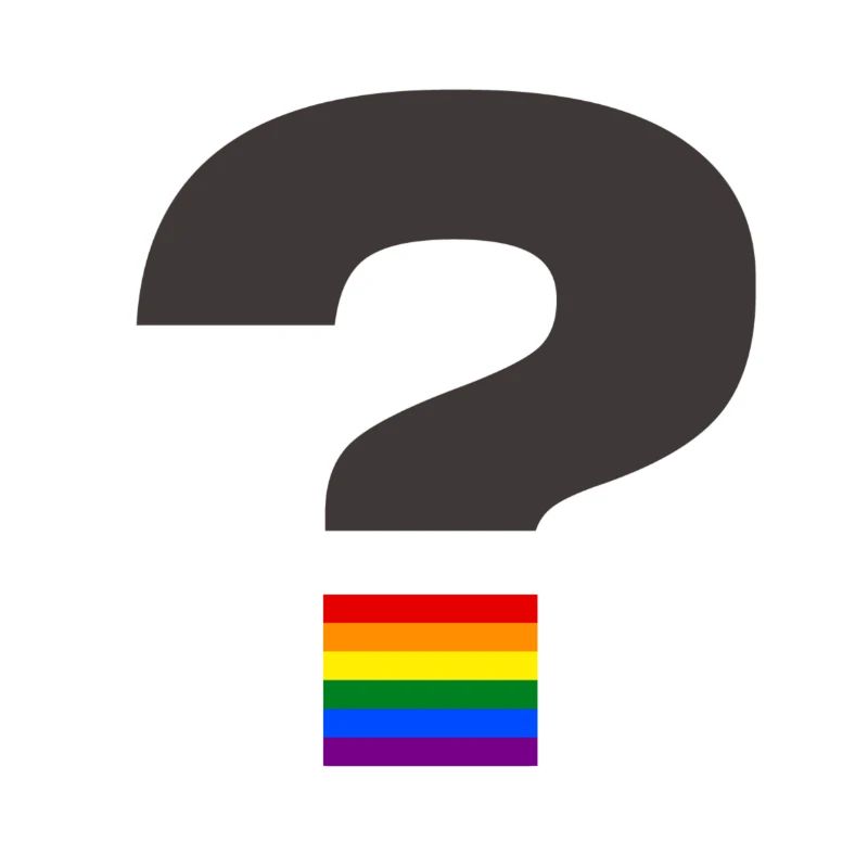 Graphique du point d’interrogation de la fierté