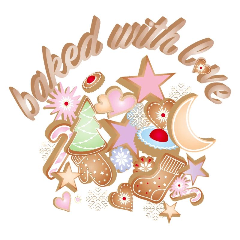 Biscuits de Noël colorés – cuits avec amour