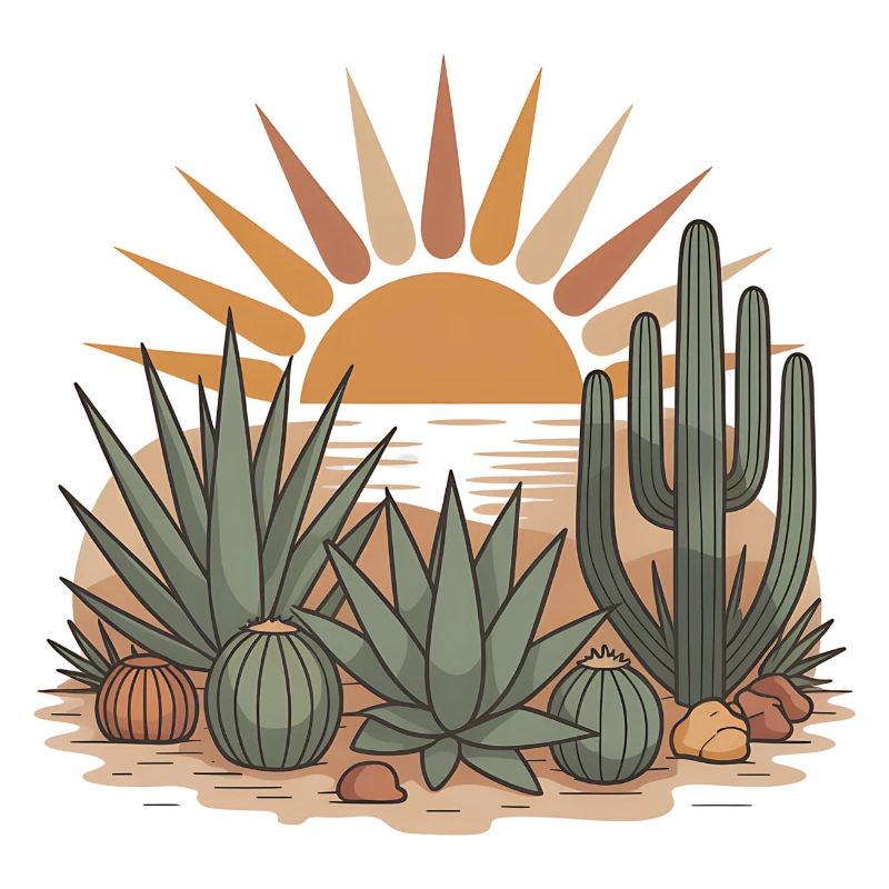 Cactus Boho Nature