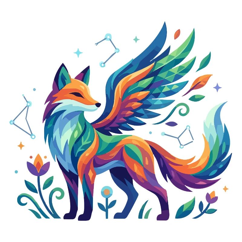 Fox Wings Color Magic