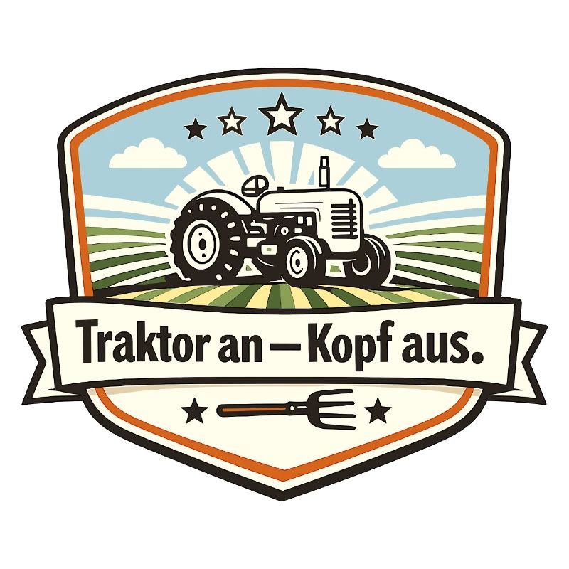 Traktor Patch Kopf Aus
