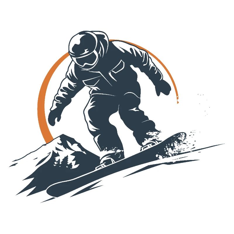 Graphique du snowboarder