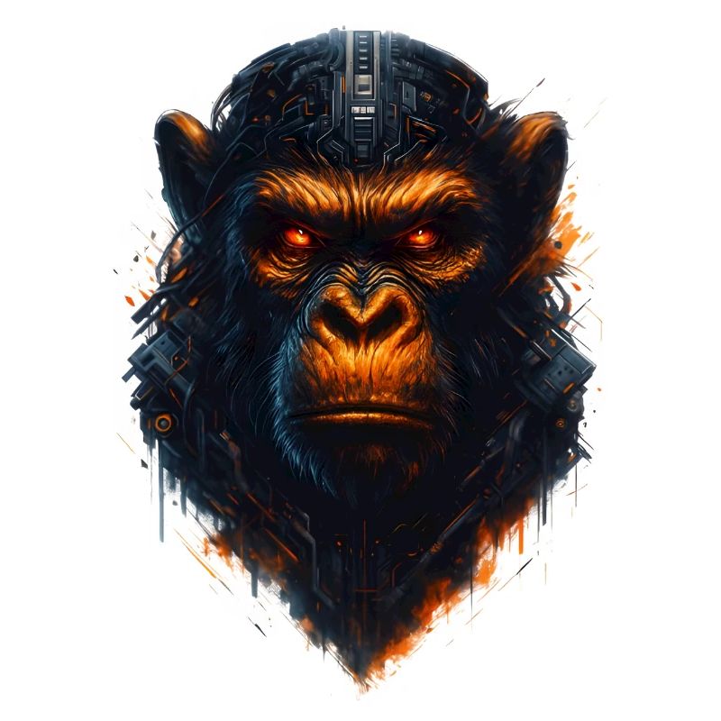 Cyberpunk Monkey