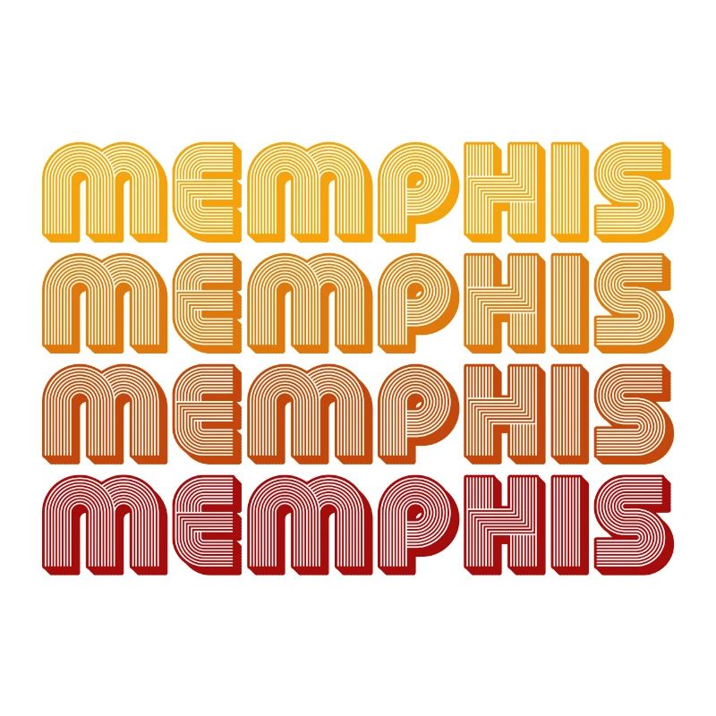 Memphis Gradient Block Pattern