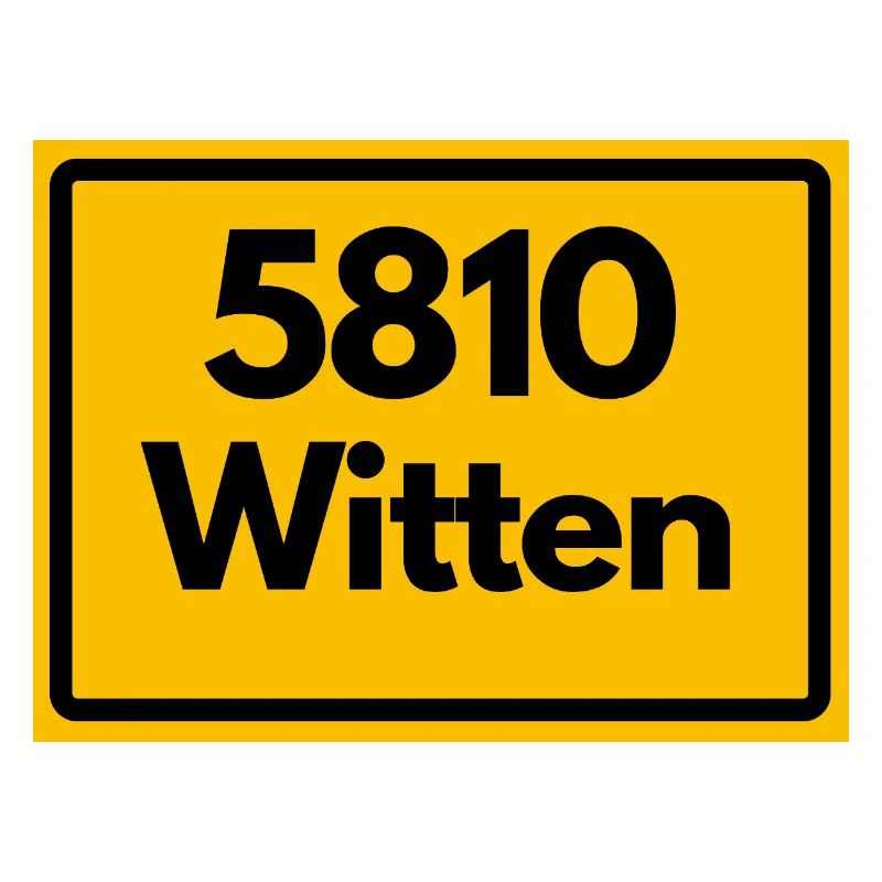 ANCIEN CODE POSTAL RETRO 5810 WITTEN