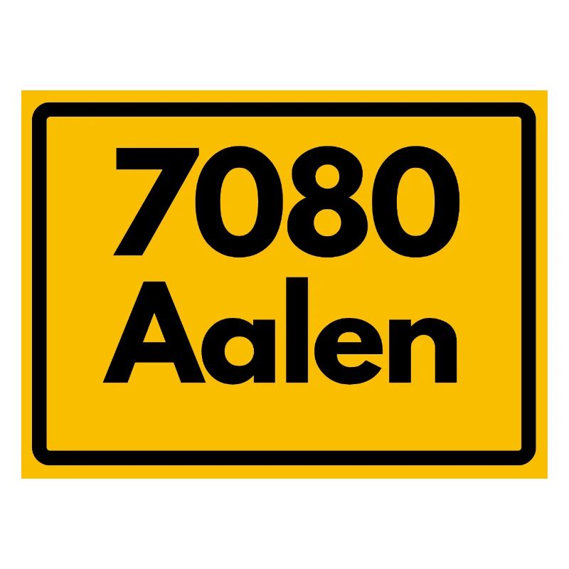 OLD POSTCODE ZIP CODE RETRO 7080 AALEN HEIMATSTOLZ