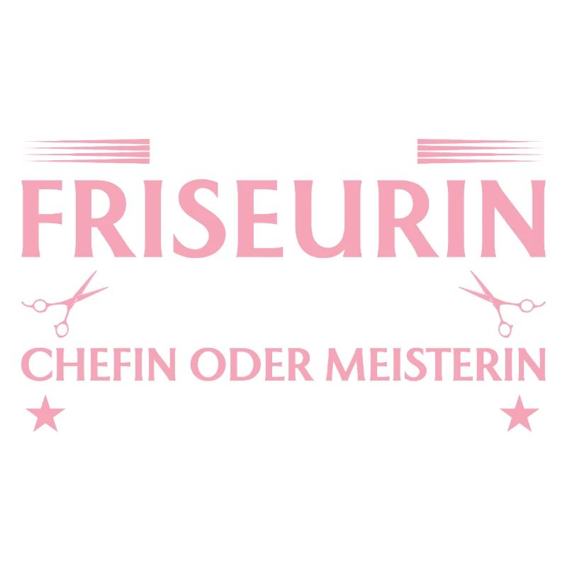 Friseurin Chefin oder Meisterin