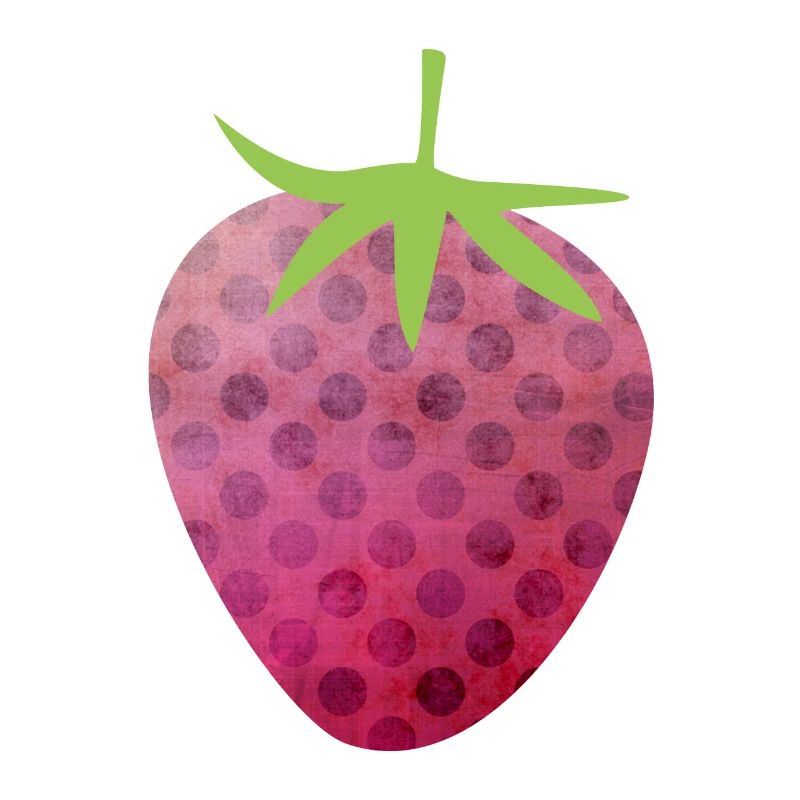 Strawberry Spring Pattern Fruit Spring Pink Fruit