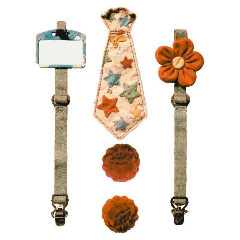 Vintage Star Tie Pattern