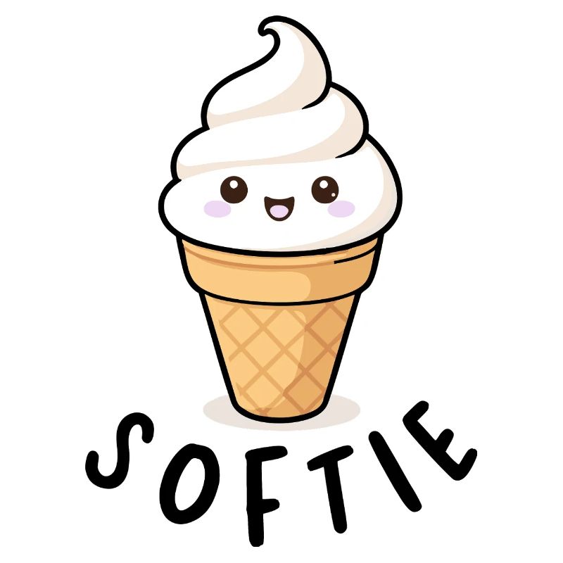 Softie Softeis Lover Eiscreme Icon Geschenk