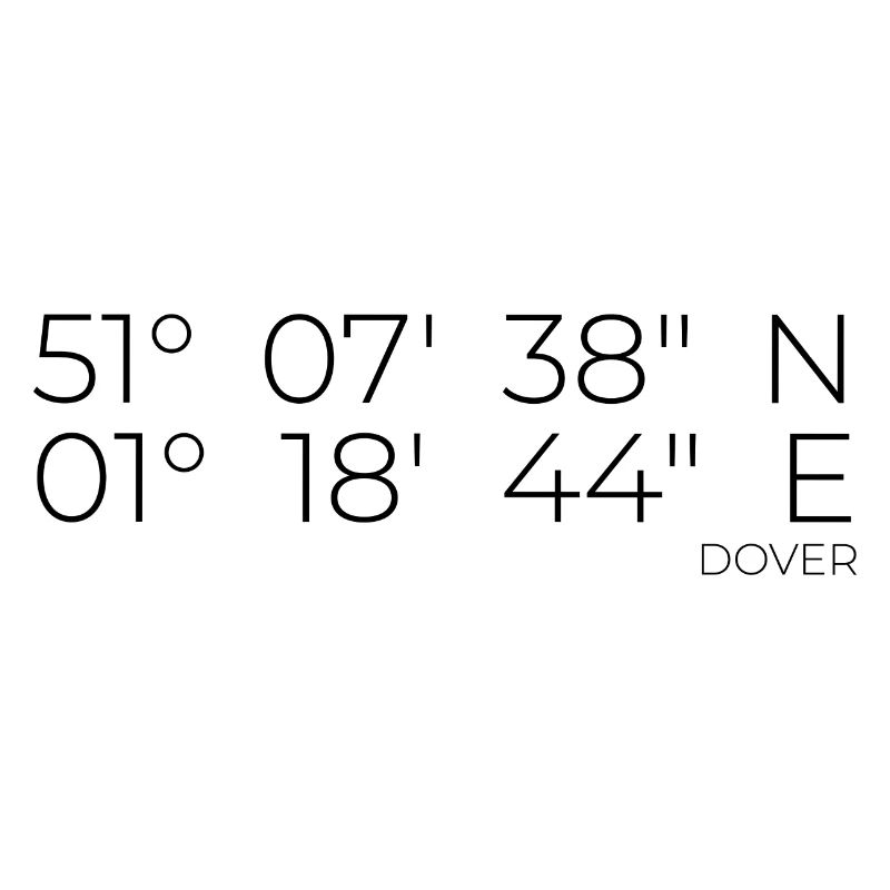Coordinates Dover Engand