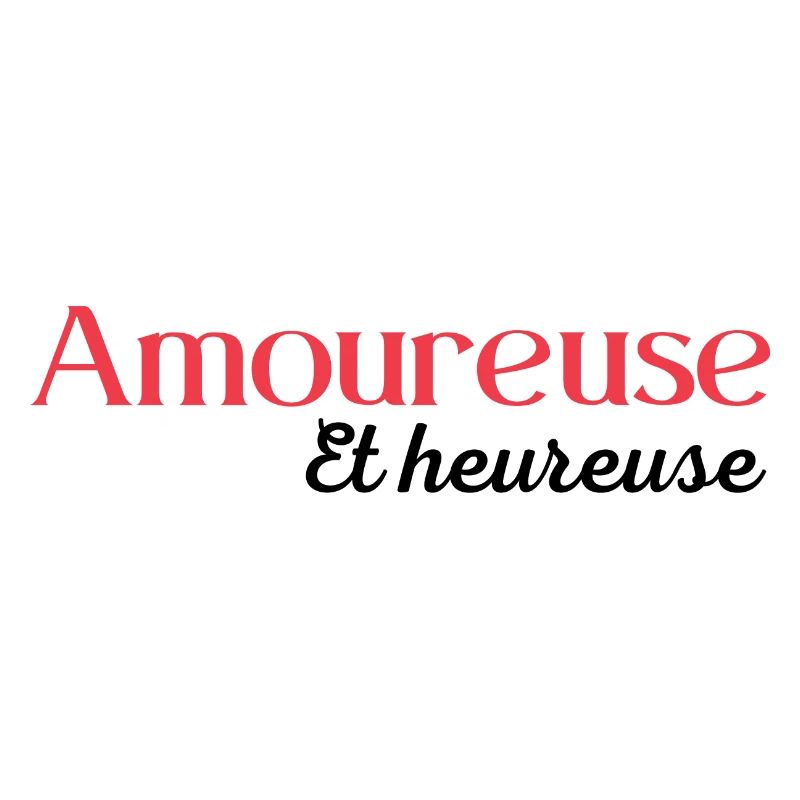 Amoureuse et heureuse
