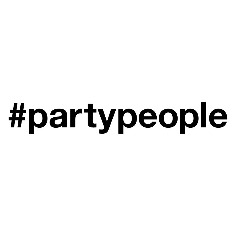 PARTY PEOPLE Hashtag Clubber Disco Diskokugel