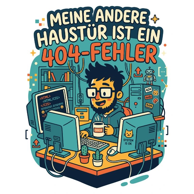 Programmierer 404 Fehler Humor