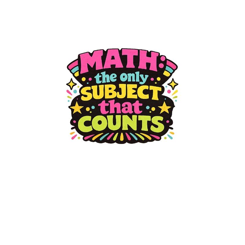 Math Counts : un design rétro vibrant