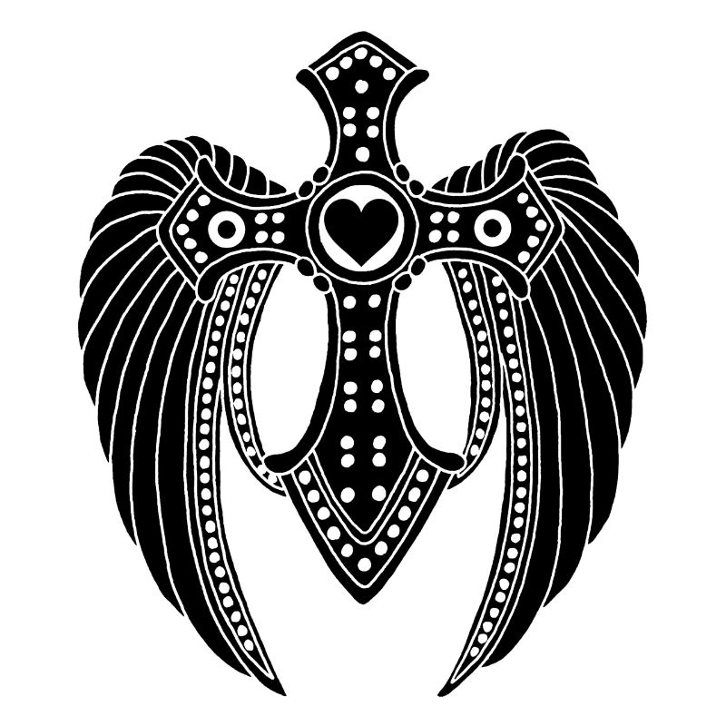 schwarzer gefallener Engel