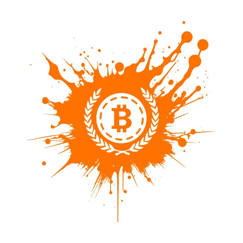 Bitcoin Crypto Cryptocurrency Splash